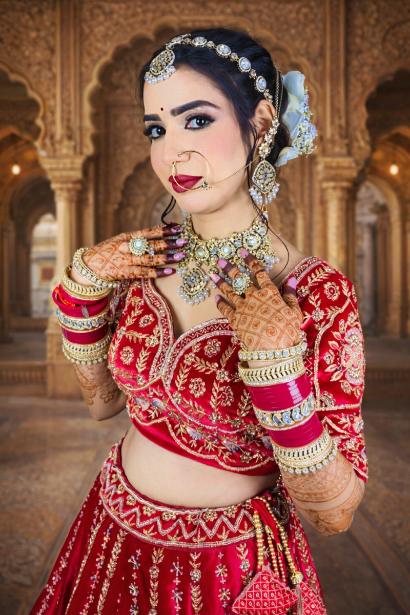 Bridal makeup by YK Makeovers, Sohna - look 8
