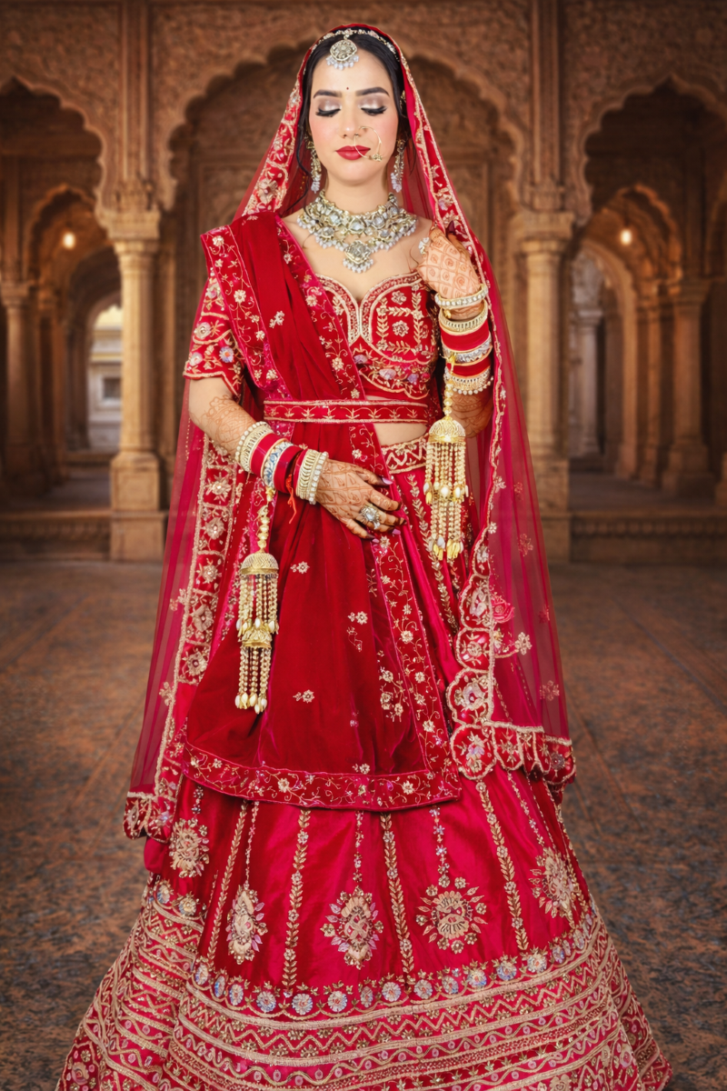Bridal makeup by YK Makeovers, Sohna - look 11
