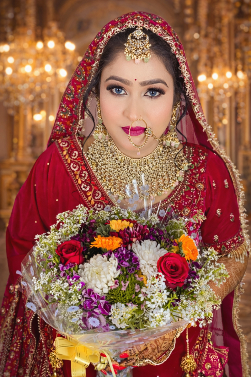 Bridal makeup by YK Makeovers, Sohna - look 1